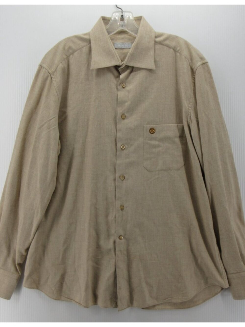 Stefano Ricci Shirt 17 Cashmere Blend Button Up Quiet Luxury XL Italy*